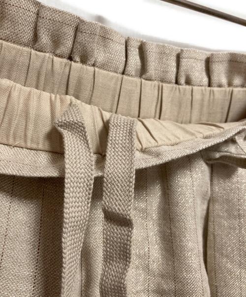 journal standard luxe（ジャーナルスタンダード ラックス）JOURNAL STANDARD LUXE (ジャーナルスタンダード ラックス) MAY ワイドパンツ ベージュ サイズ:FREEの古着・服飾アイテム