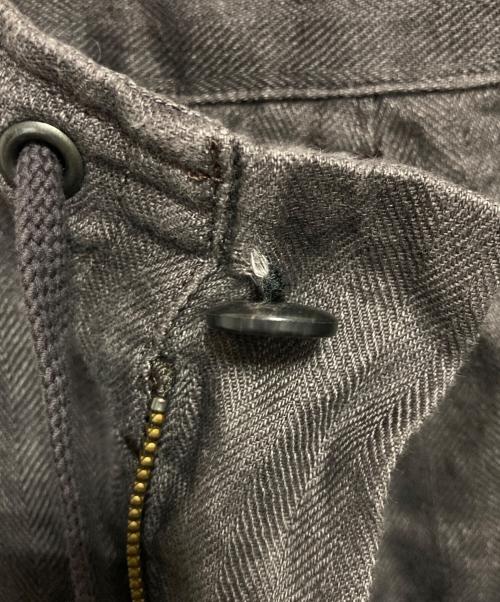 journal standard luxe（ジャーナルスタンダード ラックス）JOURNAL STANDARD LUXE (ジャーナルスタンダード ラックス) リネンヘリン カーゴパンツ ブラウン サイズ:FREEの古着・服飾アイテム