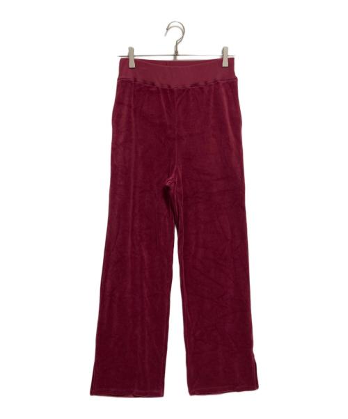 Americana（アメリカーナ）Americana (アメリカーナ) パイルイージーパンツ レッド サイズ:FREE 未使用品の古着・服飾アイテム