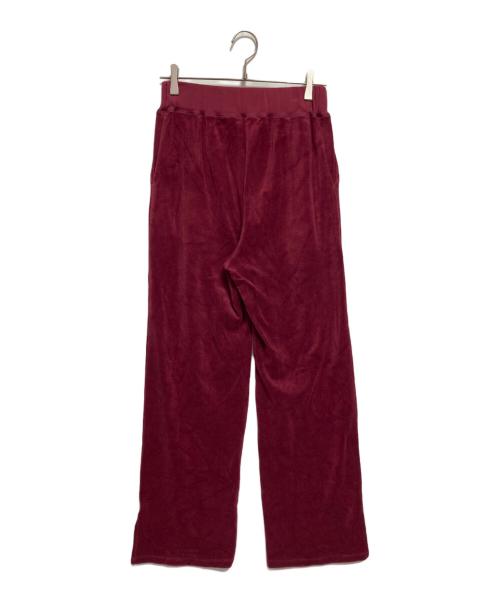 Americana（アメリカーナ）Americana (アメリカーナ) パイルイージーパンツ レッド サイズ:FREE 未使用品の古着・服飾アイテム
