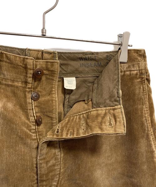 RRL（ダブルアールエル）RRL (ダブルアールエル) リペアード コーデュロイ フィールド パンツ ベージュ×カーキ サイズ:32×30の古着・服飾アイテム