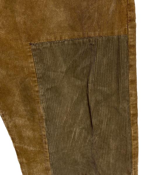 RRL（ダブルアールエル）RRL (ダブルアールエル) リペアード コーデュロイ フィールド パンツ ベージュ×カーキ サイズ:32×30の古着・服飾アイテム