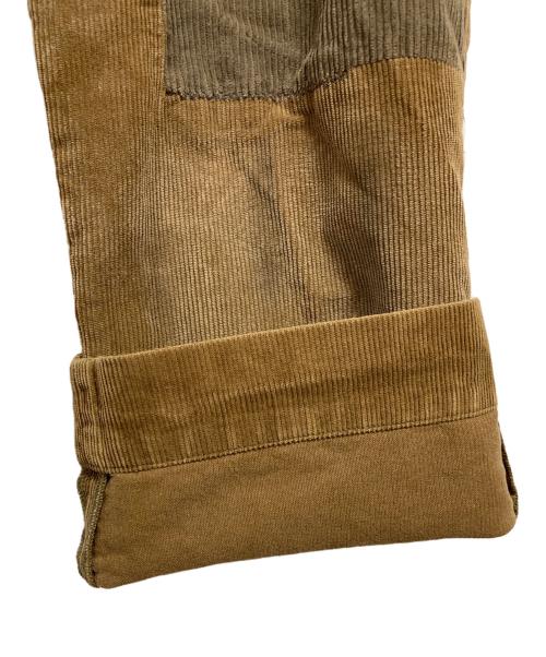 RRL（ダブルアールエル）RRL (ダブルアールエル) リペアード コーデュロイ フィールド パンツ ベージュ×カーキ サイズ:32×30の古着・服飾アイテム