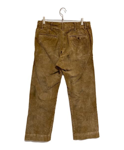RRL（ダブルアールエル）RRL (ダブルアールエル) リペアード コーデュロイ フィールド パンツ ベージュ×カーキ サイズ:32×30の古着・服飾アイテム