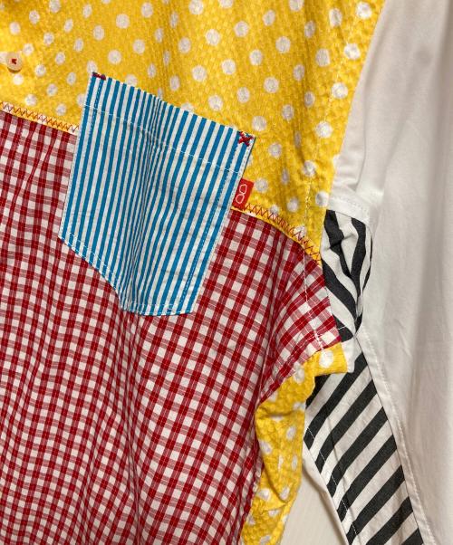 KAWATANI SHIRTS（カワタニシャツ）kawatani shirts (カワタニシャツ) ボタンダウンシャツ イエロー×レッド サイズ:Lの古着・服飾アイテム