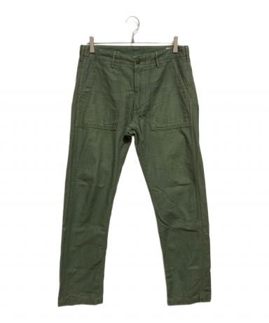 オアスロウ orslow ベイカーパンツ　S グリーン 中古・古着通販】orSlow (オアスロウ) ベイカーパンツ グリーン サイズ