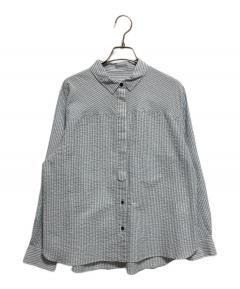 中古・古着通販】WAX (ワックス) ペイズリー柄半袖シャツ ブラック