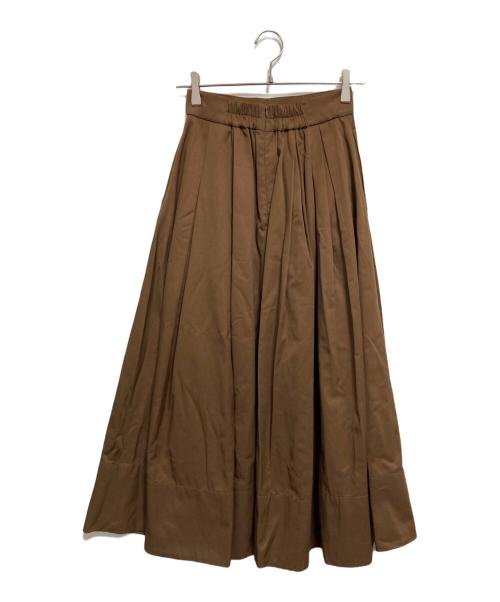 HER LIP TO（ハーリップトゥ）Her lip to (ハーリップトゥ) Saint-Michel Volume Skirt ブラウン サイズ:Sの古着・服飾アイテム