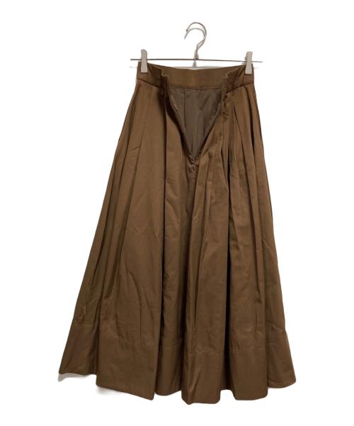 HER LIP TO（ハーリップトゥ）Her lip to (ハーリップトゥ) Saint-Michel Volume Skirt ブラウン サイズ:Sの古着・服飾アイテム
