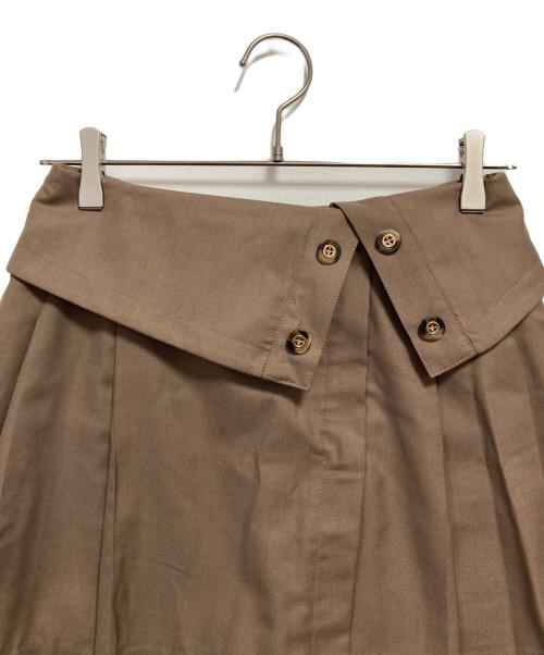 HER LIP TO（ハーリップトゥ）Her lip to (ハーリップトゥ) Pleated Mini Skort ベージュ サイズ:Sの古着・服飾アイテム