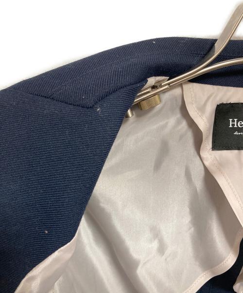 HER LIP TO（ハーリップトゥ）Her lip to (ハーリップトゥ) Double-breasted Twill Blazer ネイビー サイズ:Sの古着・服飾アイテム