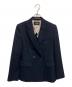 Her lip to（ハーリップトゥ）の古着「Double-breasted Twill Blazer」｜ネイビー