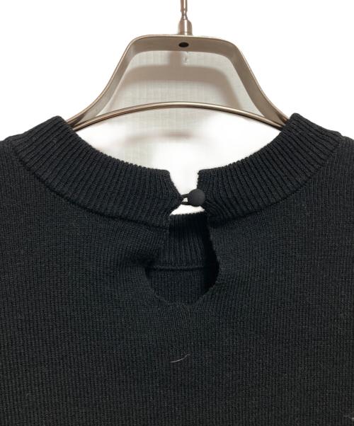 HER LIP TO（ハーリップトゥ）Her lip to (ハーリップトゥ) Eclat Flared Sleeve Knit ブラック サイズ:Sの古着・服飾アイテム
