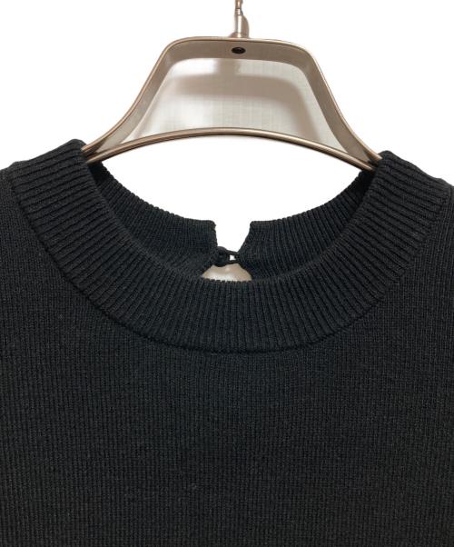 HER LIP TO（ハーリップトゥ）Her lip to (ハーリップトゥ) Eclat Flared Sleeve Knit ブラック サイズ:Sの古着・服飾アイテム