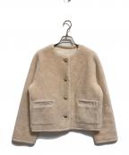 HER LIP TOハーリップトゥ）の古着「Lausanne Wool Short Coat」｜ベージュ