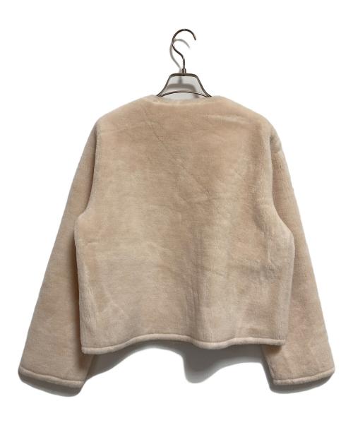 HER LIP TO（ハーリップトゥ）HER LIP TO (ハーリップトゥ) Lausanne Wool Short Coat ベージュ サイズ:Sの古着・服飾アイテム