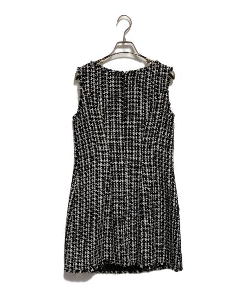 HER LIP TO（ハーリップトゥ）Her lip to (ハーリップトゥ) May Tweed Mini Dress ブラック サイズ:Sの古着・服飾アイテム