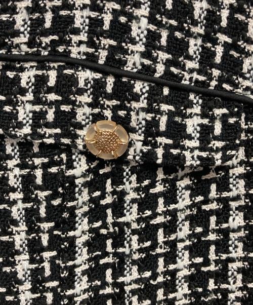 HER LIP TO（ハーリップトゥ）Her lip to (ハーリップトゥ) May Tweed Mini Dress ブラック サイズ:Sの古着・服飾アイテム