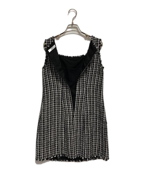 HER LIP TO（ハーリップトゥ）Her lip to (ハーリップトゥ) May Tweed Mini Dress ブラック サイズ:Sの古着・服飾アイテム