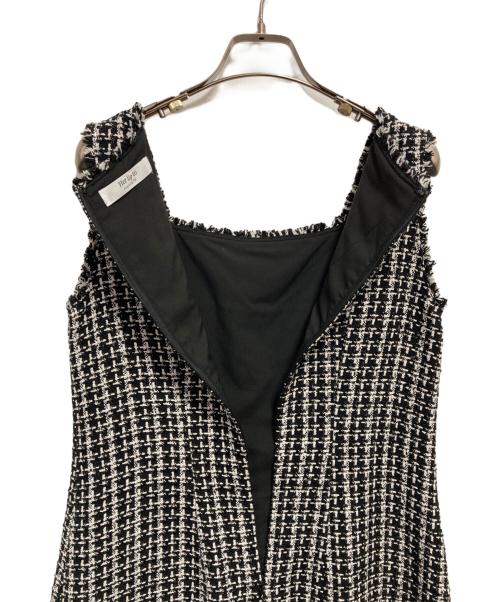 HER LIP TO（ハーリップトゥ）Her lip to (ハーリップトゥ) May Tweed Mini Dress ブラック サイズ:Sの古着・服飾アイテム