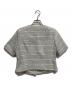 Her lip to (ハーリップトゥ) Louise Classic Tweed Jacket グレー×ホワイト サイズ:S：9000円