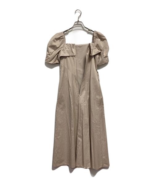 HER LIP TO（ハーリップトゥ）Her lip to (ハーリップトゥ) Troncais Puff Sleeve Dress ベージュ サイズ:Sの古着・服飾アイテム