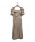Her lip to（ハーリップトゥ）の古着「Troncais Puff Sleeve Dress」｜ベージュ