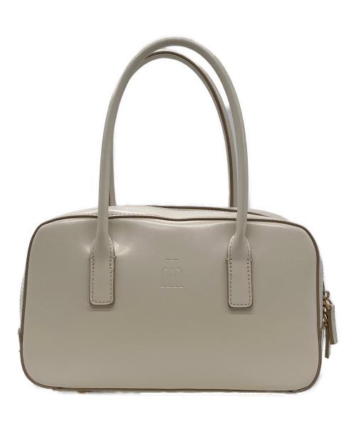 HER LIP TO（ハーリップトゥ）Her lip to (ハーリップトゥ) Trois Logo Mini Boston Bag ベージュの古着・服飾アイテム