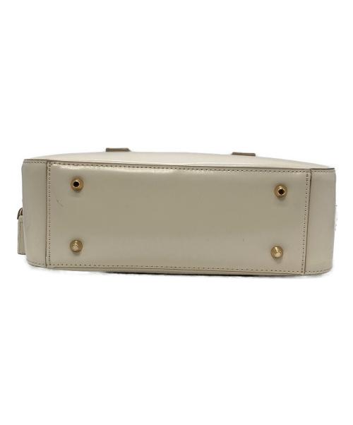 HER LIP TO（ハーリップトゥ）Her lip to (ハーリップトゥ) Trois Logo Mini Boston Bag ベージュの古着・服飾アイテム
