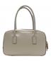 Her lip to（ハーリップトゥ）の古着「Trois Logo Mini Boston Bag」｜ベージュ