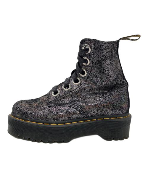 Dr.Martens（ドクターマーチン）Dr.Martens (ドクターマーチン) Mollyプラットフォームブーツ ブラック サイズ:UK5の古着・服飾アイテム