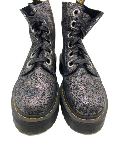Dr.Martens（ドクターマーチン）Dr.Martens (ドクターマーチン) Mollyプラットフォームブーツ ブラック サイズ:UK5の古着・服飾アイテム