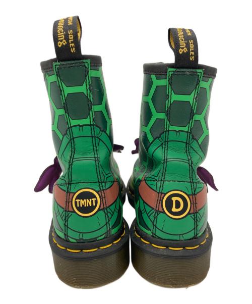 Dr.Martens（ドクターマーチン）Dr.Martens (ドクターマーチン) TURTLES ドナテロブーツ グリーン サイズ:UK4の古着・服飾アイテム