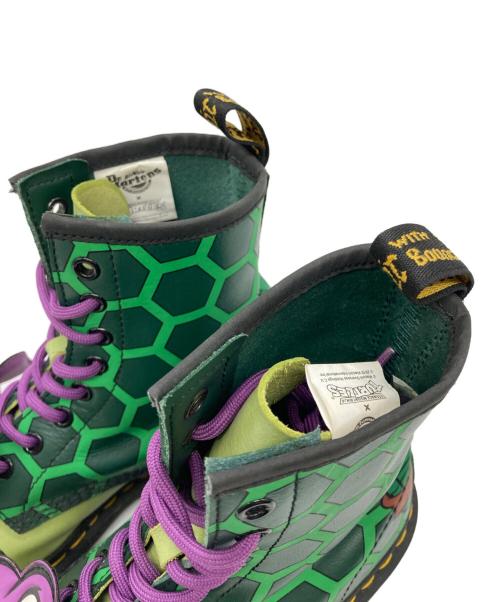 Dr.Martens（ドクターマーチン）Dr.Martens (ドクターマーチン) TURTLES ドナテロブーツ グリーン サイズ:UK4の古着・服飾アイテム