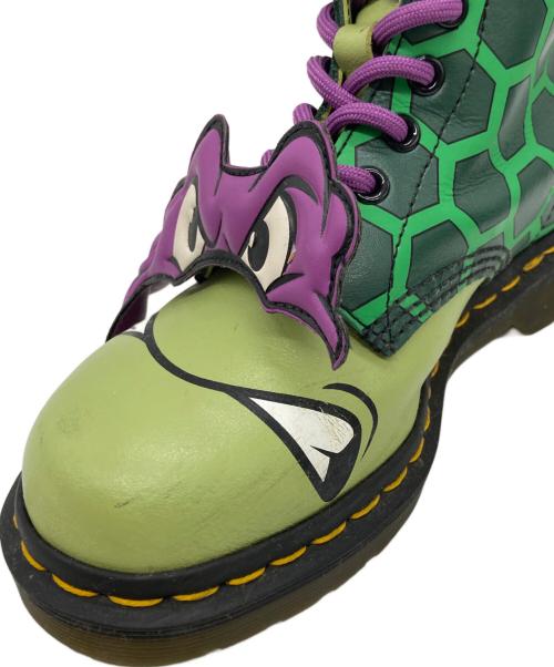 Dr.Martens（ドクターマーチン）Dr.Martens (ドクターマーチン) TURTLES ドナテロブーツ グリーン サイズ:UK4の古着・服飾アイテム