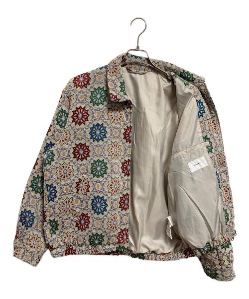 INHERIT（インヘリット）INHERIT (インヘリット) ゴブラン スイングトップブルゾン ベージュ サイズ:Mの古着・服飾アイテム