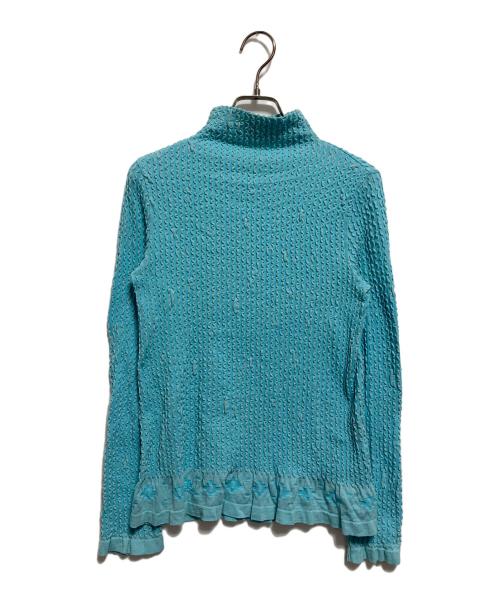 HaaT（ハート）Haat (ハート) ハイネックカットソー ブルー サイズ:2の古着・服飾アイテム