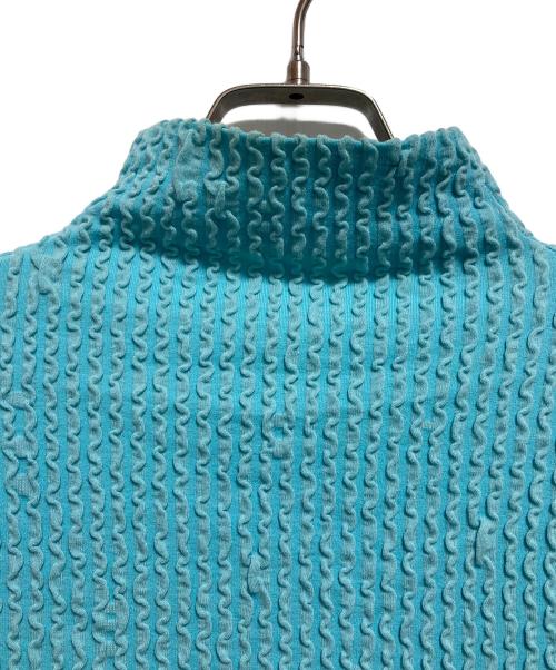 HaaT（ハート）Haat (ハート) ハイネックカットソー ブルー サイズ:2の古着・服飾アイテム