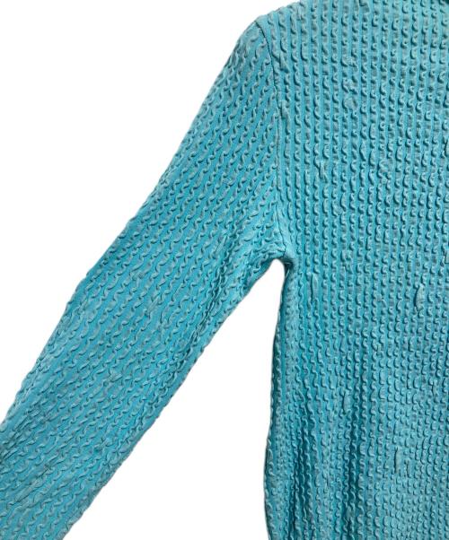 HaaT（ハート）Haat (ハート) ハイネックカットソー ブルー サイズ:2の古着・服飾アイテム