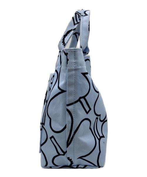 marimekko（マリメッコ）marimekko (マリメッコ) Lunchbag Piirto Unikko ブルーの古着・服飾アイテム