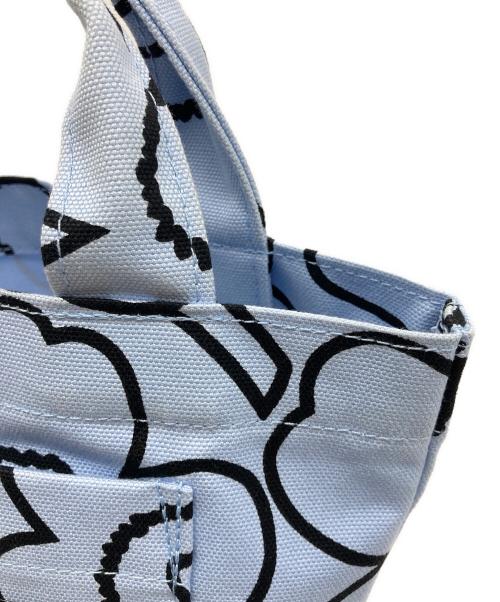 marimekko（マリメッコ）marimekko (マリメッコ) Lunchbag Piirto Unikko ブルーの古着・服飾アイテム