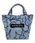 marimekko（マリメッコ）の古着「Lunchbag Piirto Unikko」｜ブルー