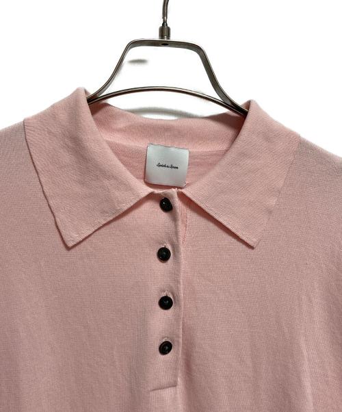Spick and Span（スピック＆スパン）Spick and Span (スピック＆スパン) 26SS Emil cotoni ポロシャツニット ピンク サイズ:不明の古着・服飾アイテム