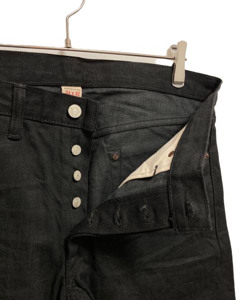 RRL（ダブルアールエル）RRL (ダブルアールエル) スリムデニムパンツ ブラック サイズ:W34の古着・服飾アイテム