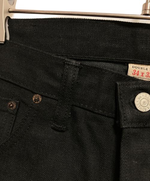 RRL（ダブルアールエル）RRL (ダブルアールエル) スリムデニムパンツ ブラック サイズ:W34の古着・服飾アイテム