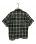 UNDERCOVER (アンダーカバー) 半袖チェックシャツ ベージュ×グリーン サイズ:M：10000円