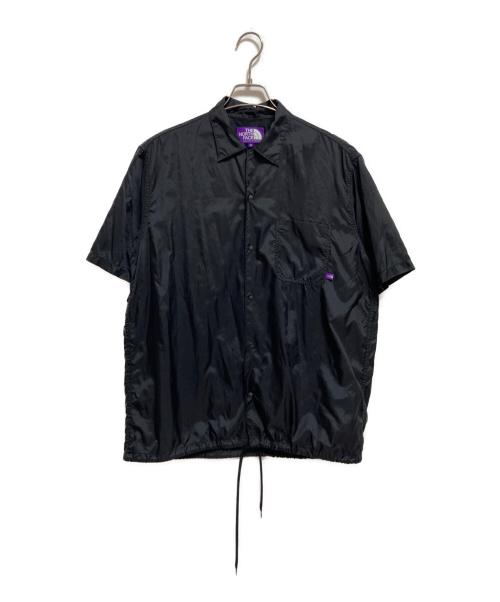THE NORTHFACE PURPLELABEL（ザ・ノースフェイス パープルレーベル）THE NORTHFACE PURPLELABEL (ザ・ノースフェイス パープルレーベル) Nylon Ripstop H/S Shirt ブラック サイズ:Mの古着・服飾アイテム