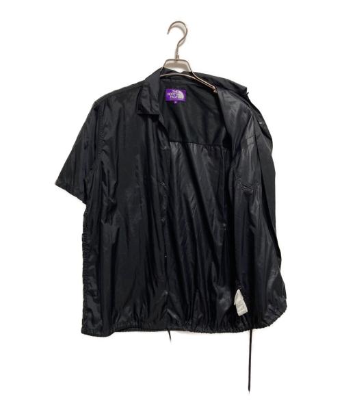 THE NORTHFACE PURPLELABEL（ザ・ノースフェイス パープルレーベル）THE NORTHFACE PURPLELABEL (ザ・ノースフェイス パープルレーベル) Nylon Ripstop H/S Shirt ブラック サイズ:Mの古着・服飾アイテム