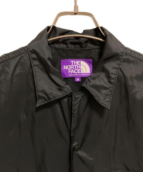 THE NORTHFACE PURPLELABEL（ザ・ノースフェイス パープルレーベル）THE NORTHFACE PURPLELABEL (ザ・ノースフェイス パープルレーベル) Nylon Ripstop H/S Shirt ブラック サイズ:Mの古着・服飾アイテム