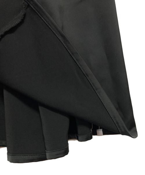 adidas（アディダス）adidas (アディダス) LONG SATIN SKIRT ブラック サイズ:Sの古着・服飾アイテム